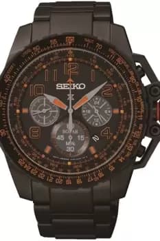 Mens Seiko Prospex Chronograph Solar Powered Watch SSC277P9