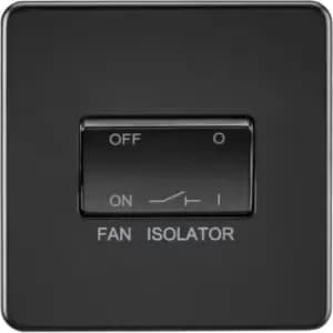 MLA Knightsbridge 10AX 3 Pole Fan Isolator Switch Matt Black - SF1100MBB
