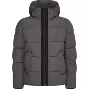 Calvin Klein Crinkle Nylon Puffer Jacket - Grey