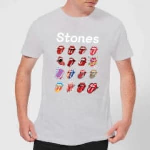 Rolling Stones No Filter Tongue Evolution Mens T-Shirt - Grey - 3XL