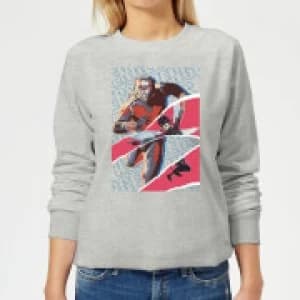 Marvel Avengers AntMan And Wasp Collage Womens Sweatshirt - Grey - L