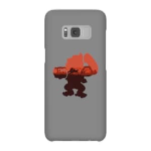 Nintendo Donkey Kong Silhouette Serengeti Phone Case - Samsung S8 - Snap Case - Gloss