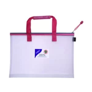 Snopake EVA Mesh High Capacity Project Zippa Bag A3 480x350mm Red 15876