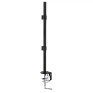 Lindy 700mm Pole with Desk Clamp Black