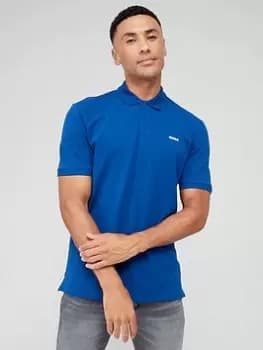 HUGO Donos222 Regular Fit Polo Shirt, Navy Size M Men
