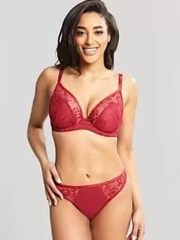 Panache Yasmin Plunge Bra - Ruby, Red, Size 30Dd, Women