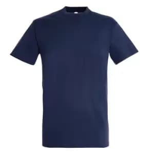 SOLS Mens Regent Short Sleeve T-Shirt (L) (Denim)