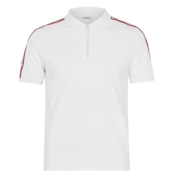 Guess Edmund Zip Polo Shirt - White