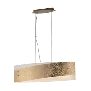 Fan Europe Lighting - Fan Europe PARIS 4 Light Straight Bar Pendant Ceiling Light Gold 75x20cm