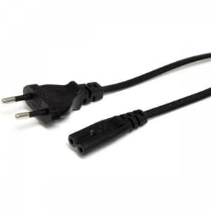 StarTech 1m Standard Laptop EU to C7 Power Cable Lead EU Plug