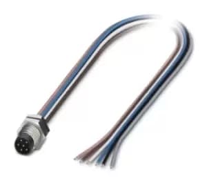 Phoenix Contact Sacc-Dsi-M 8Ms-6Con-M 8/0,5 Sensor Cord, 6P, M8 Plug-Free End, 0.5M