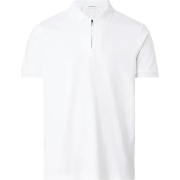 Calvin Klein Welt Zip Polo Shirt S Black 54169240350