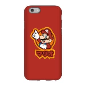Nintendo Super Mario Mario Kanji Phone Case - iPhone 6S - Tough Case - Gloss