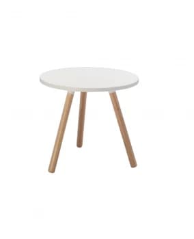 Medium Tripod Table - White