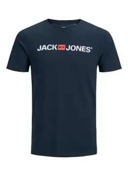 JACK & JONES Cotton Jersey Plus Size T-Shirt Men Blue