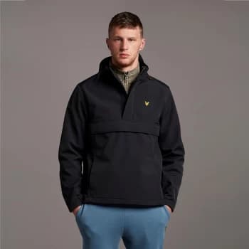 Fleece Lined Nylon Overhead - Jet Black - S