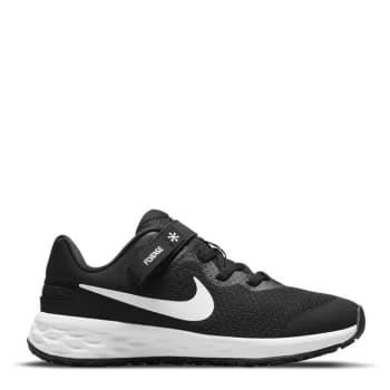 Nike Revolution 6 FlyEase Childrens Trainers - Black/White
