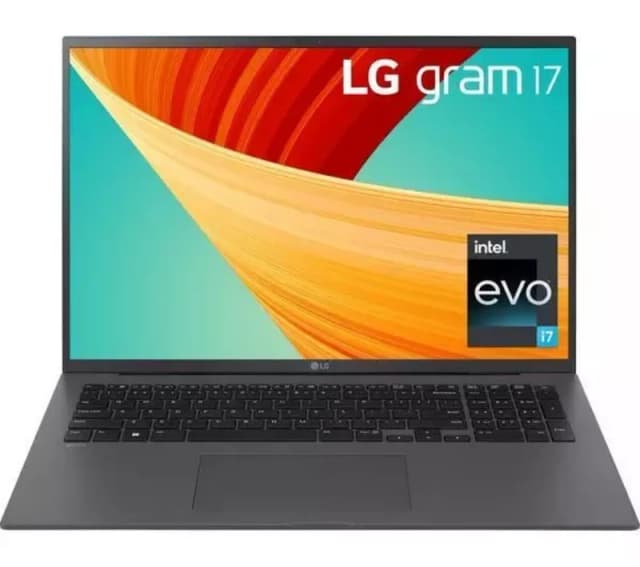 LG gram 17 17Z90R-K.AA79A1 17" Laptop - Intel Core i7, 1TB SSD, Dark Grey, Silver/Grey 8806084798282