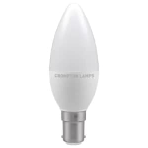 Crompton LED Candle Thermal Plastic 5.5W 2700K SBC-B15d
