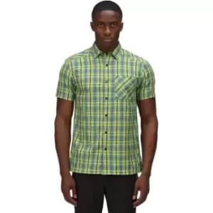 Regatta Mens Kalambo VI Quick Drying Short Sleeve Shirt S- Chest 37-38' (94-96.5cm)