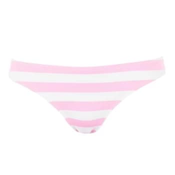 Jack Wills Midgrove String Bikini Bottoms - Pink STRIPE 070