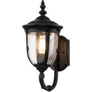 Elstead Cleveland Outdoor Wall Lantern Weathered Bronze, IP44