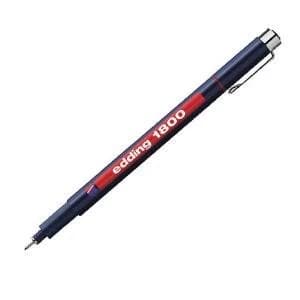 Edding 1800 Profipen Technical Pen Ultra Fine Black Pack of 10