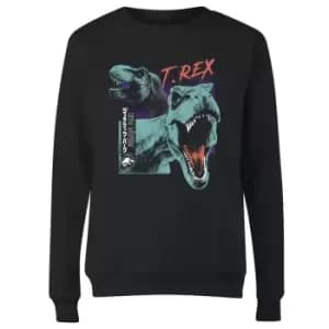 Jurassic Park T-REXES Womens Sweatshirt - Black - M