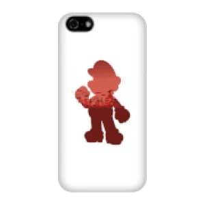 Nintendo Super Mario Mario Silhouette Phone Case - iPhone 5C - Snap Case - Gloss