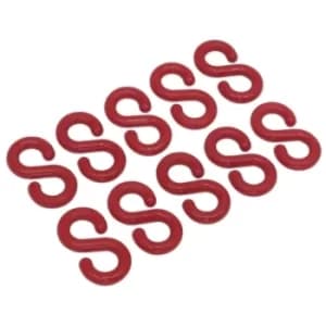 Plastic Chain S-Hook Pack of 10