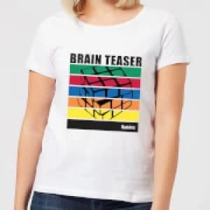 Rubik's Brain Teaser Womens T-Shirt - White - 3XL