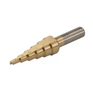 Silverline Titanium-Plated HSS Step Drill - 4 - 14mm