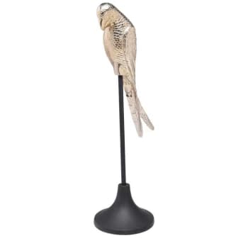 Biba Decorative Bird Ornament - Black Gold