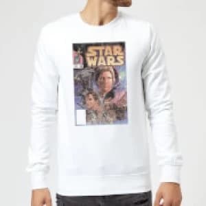 Star Wars Classic Comic Book Cover Sweatshirt - White - L