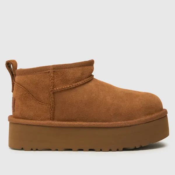 UGG chestnut classic ultra mini platform Junior Boots