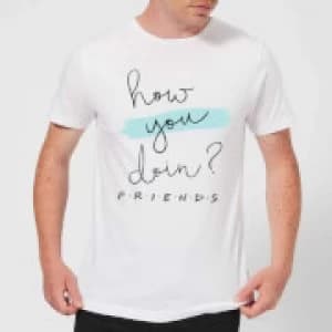 Friends How You Doin? Mens T-Shirt - White - 3XL