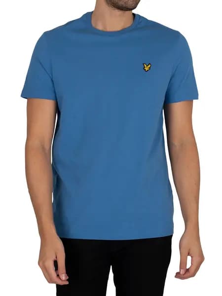 Lyle & Scott Organic Cotton Plain T-Shirt Spring Blue S