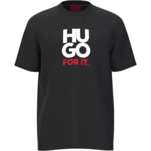 Hugo Dimentis T-Shirt Mens - Black
