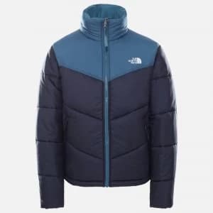 The North Face Mens Saikuru Jacket - Aviator Navy/Mallard Blue - XXL