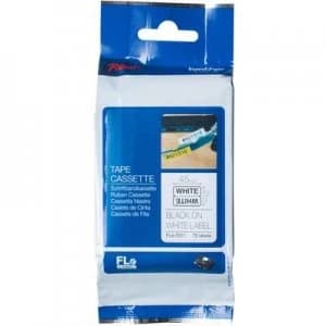 Labelling tape (laminated cable identifiers) Brother FLe FLe-2511 Tape colour: White Font colour:Black