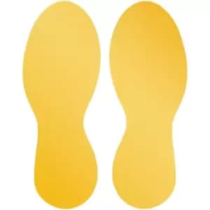 Durable Removable Floor Marking Shape "foot"