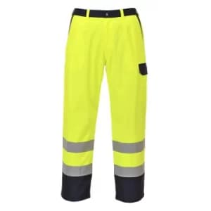 Biz Flame Pro Mens Flame Resistant Trousers Yellow L