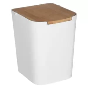 5Five Natureo 5L Bin - White Bamboo