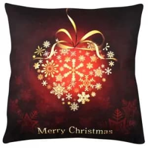 A11868 Multicolor Cushion Snowflake Heart