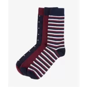 Barbour Dot Stripe Sock Gift Set - Multi