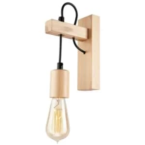 Leon Industrial Wall Light Natural, 1x E27