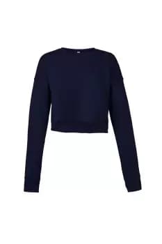Cropped Crew Fleece Top