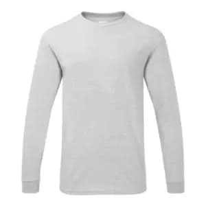 Gildan Mens Hammer Heavyweight Long Sleeve T-Shirt (M) (Sport Grey)