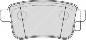 Ferodo FDB4186 Brake Pad Set Rear Axle Premier Car