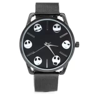 The Nightmare Before Christmas Jack Skellington Black Mesh Watch